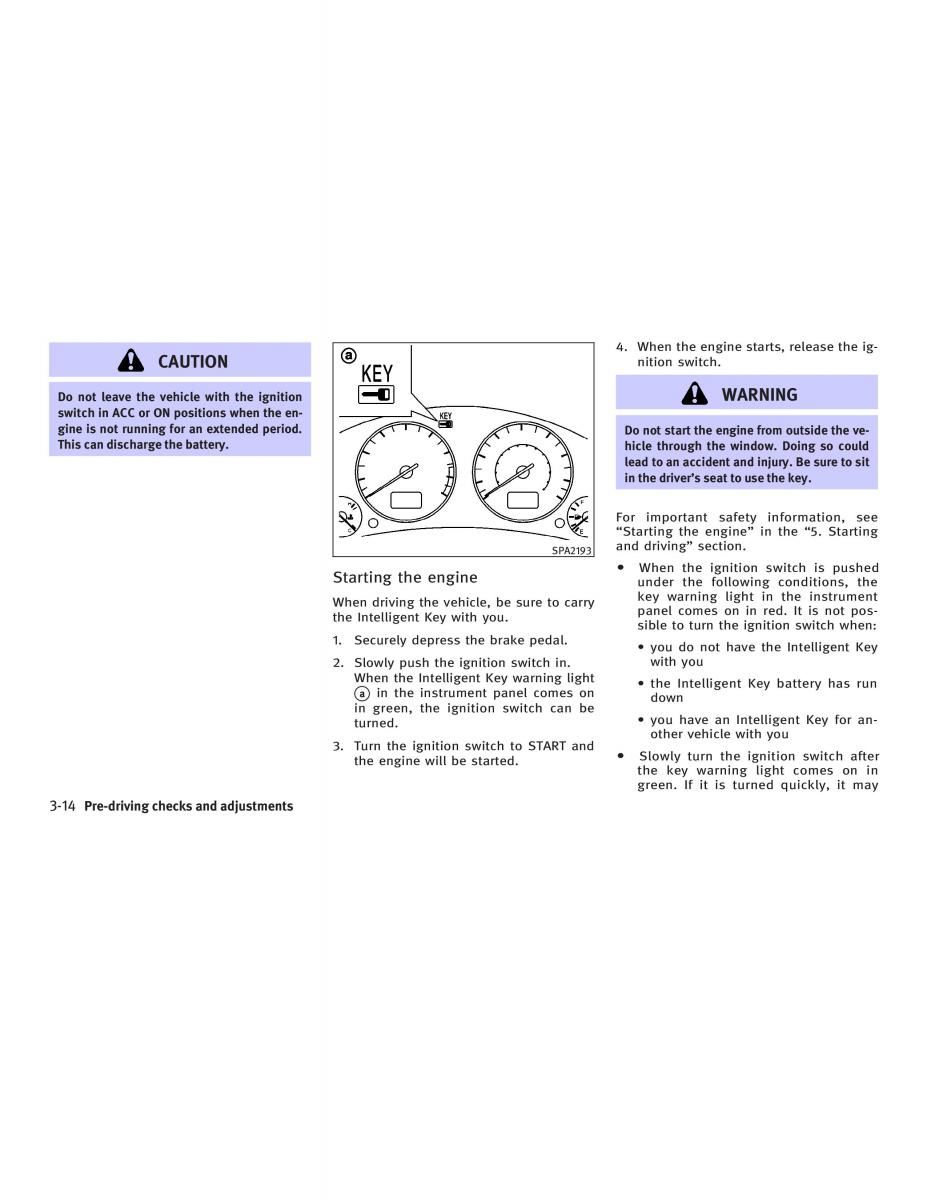 Infiniti FX I owners manual / page 138