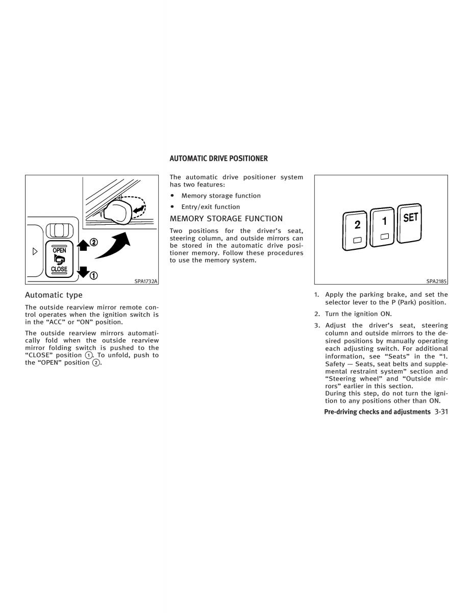 Infiniti FX I owners manual / page 155