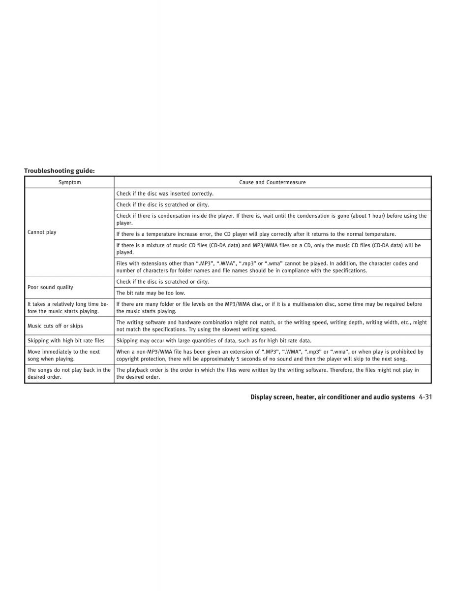 Infiniti FX I owners manual / page 189