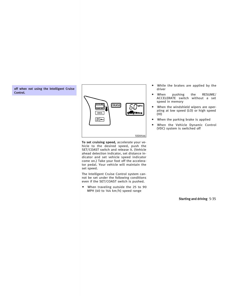 Infiniti FX I owners manual / page 261