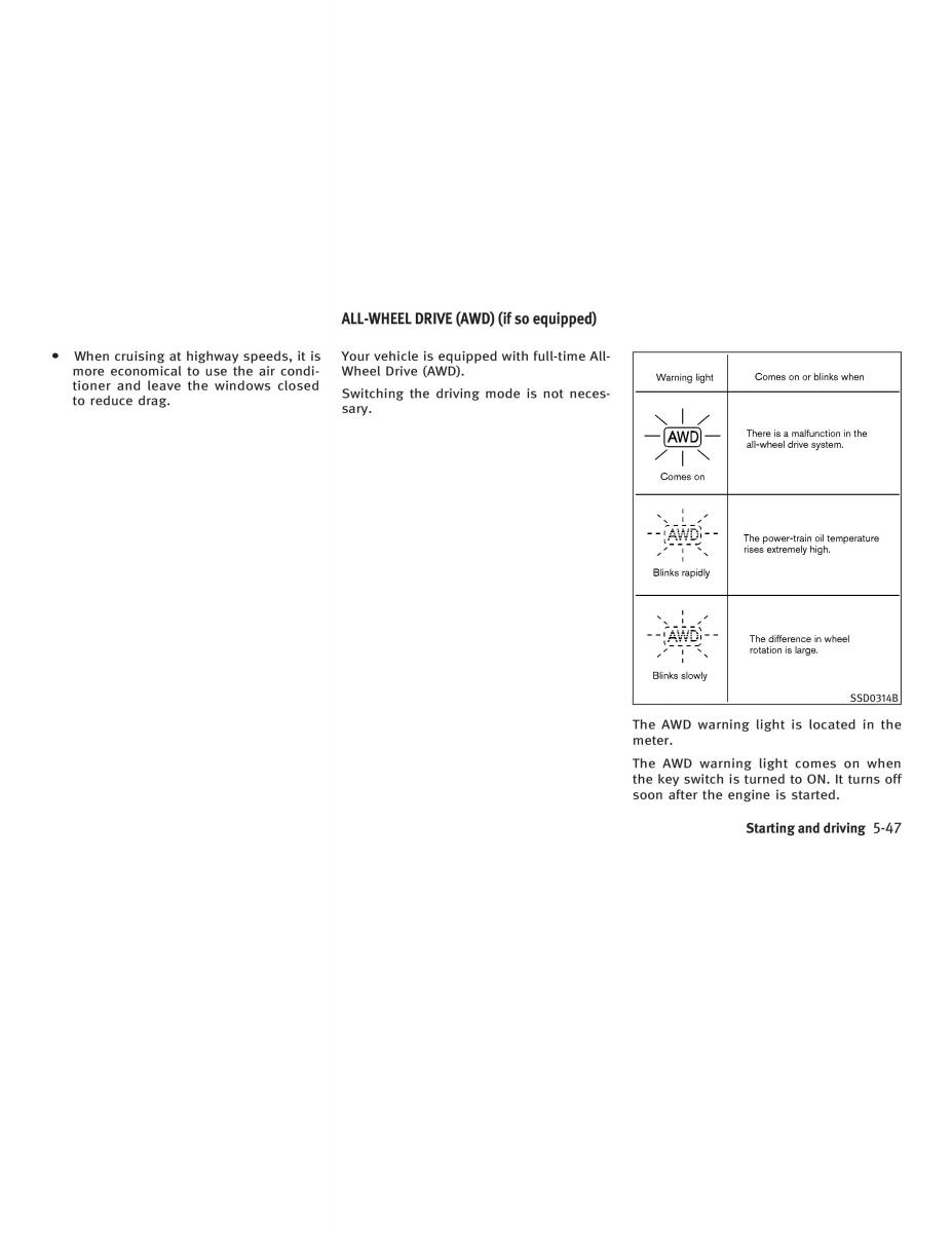 Infiniti FX I owners manual / page 273