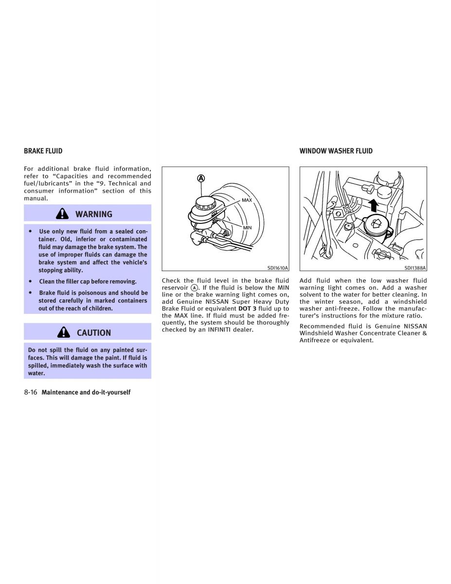 Infiniti FX I owners manual / page 324