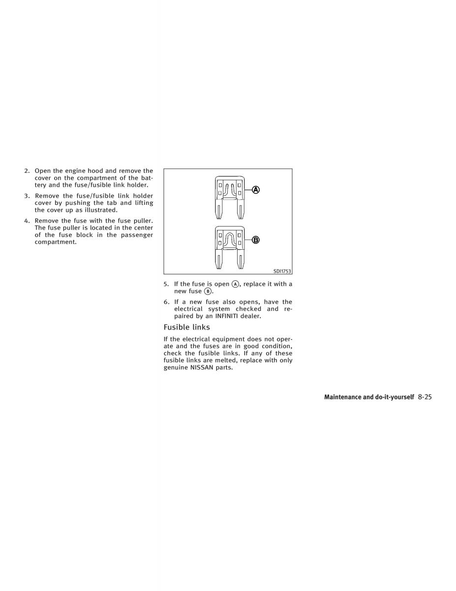 Infiniti FX I owners manual / page 333