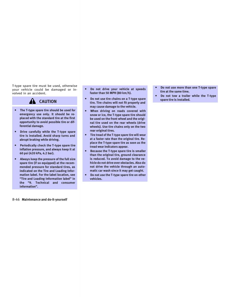 Infiniti FX I owners manual / page 354