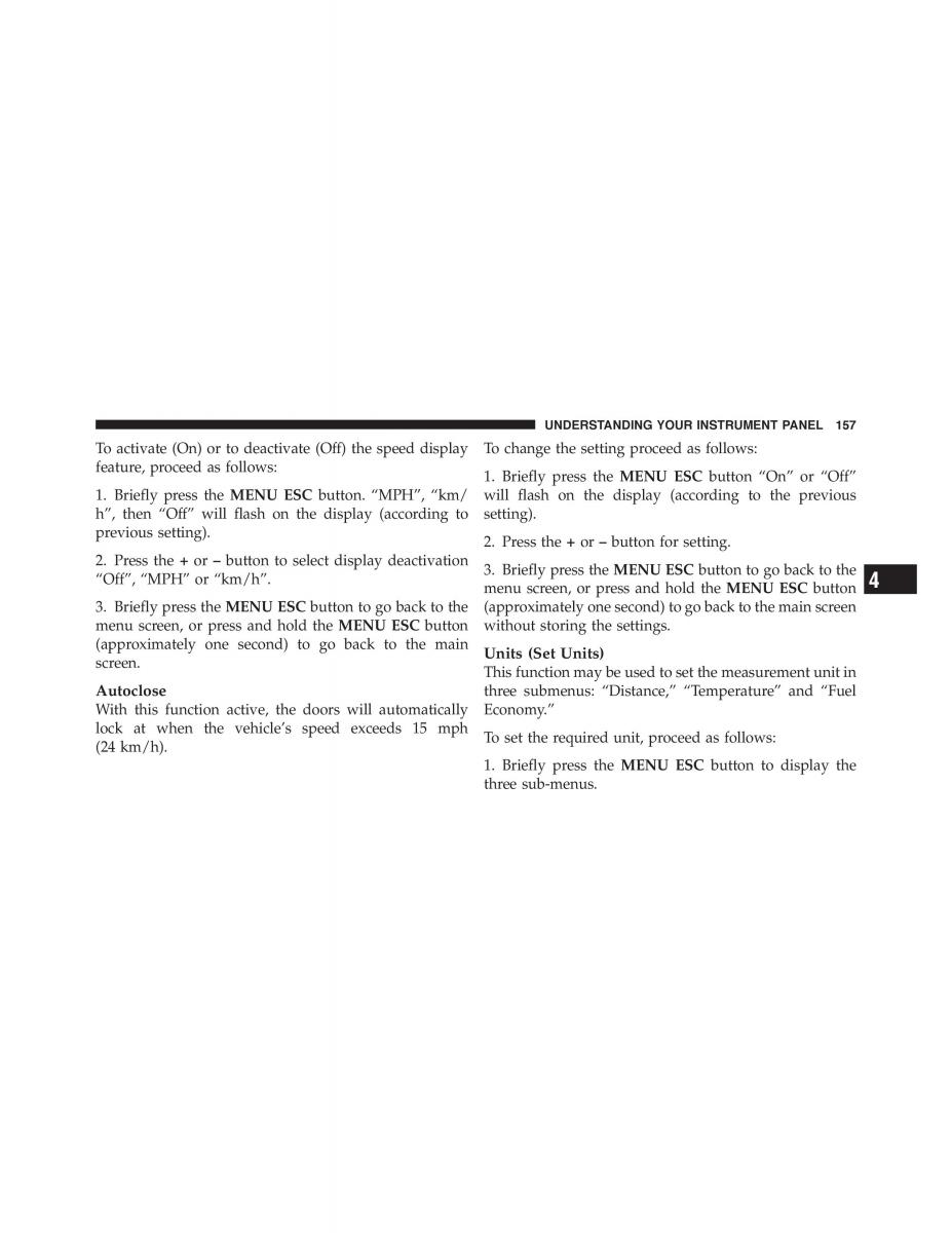 instrukcja obsługi Fiat 500 Fiat 500 owners manual / page 159