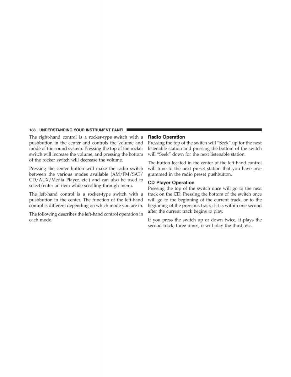 instrukcja obsługi Fiat 500 Fiat 500 owners manual / page 190