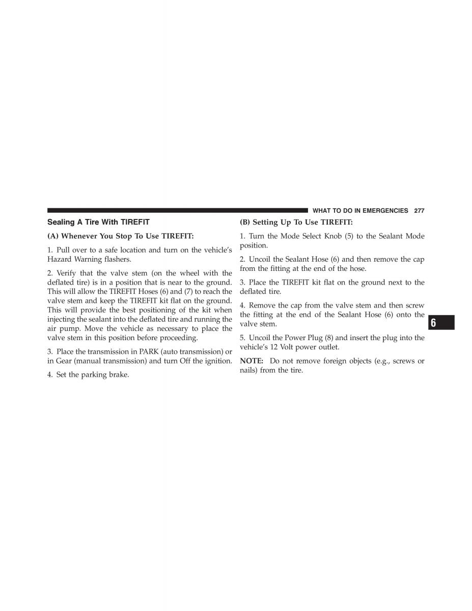 instrukcja obsługi Fiat 500 Fiat 500 owners manual / page 279