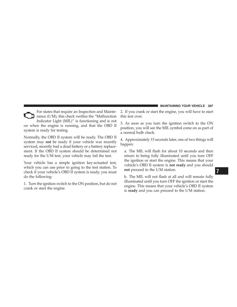 instrukcja obsługi Fiat 500 Fiat 500 owners manual / page 309