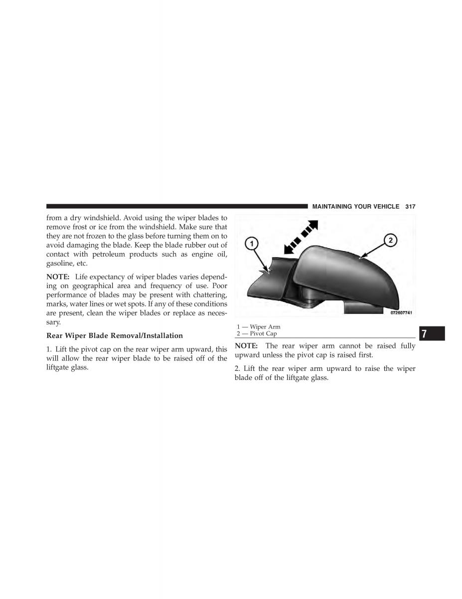 instrukcja obsługi Fiat 500 Fiat 500 owners manual / page 319