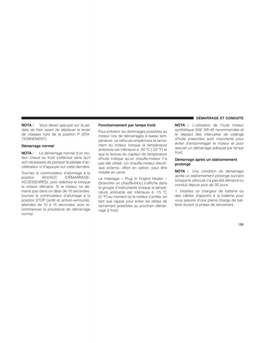Fiat 500L manuel du proprietaire / page 191