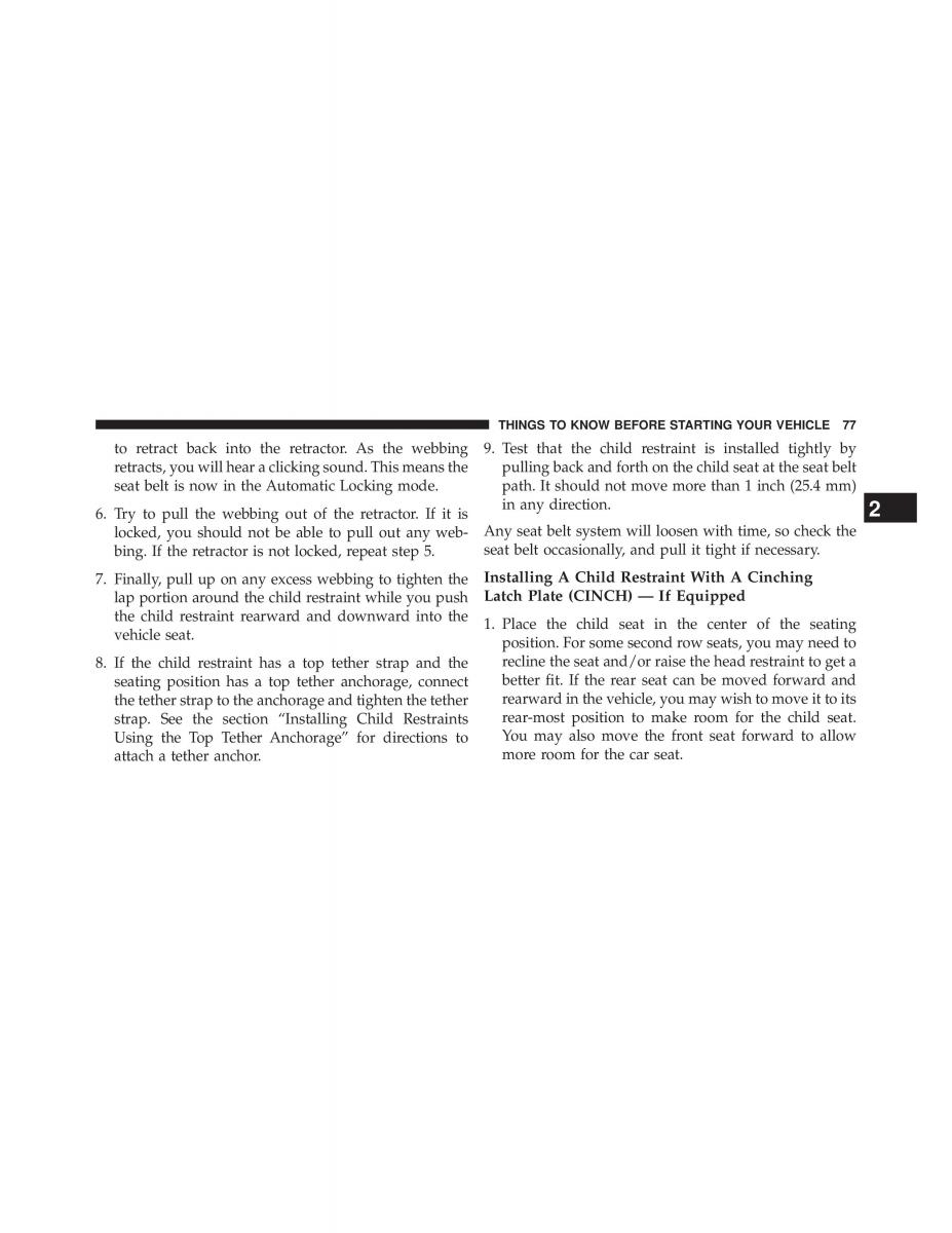 Fiat 500L owners manual / page 79