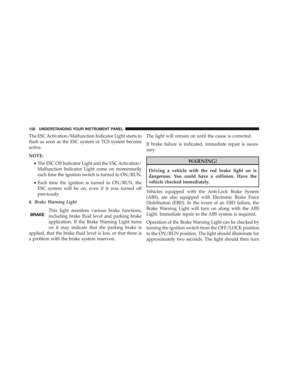 Fiat 500L owners manual / page 160