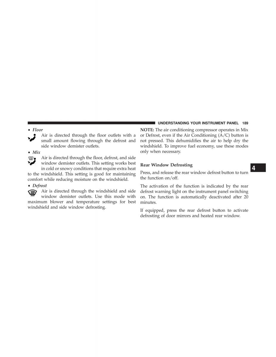Fiat 500L owners manual / page 191