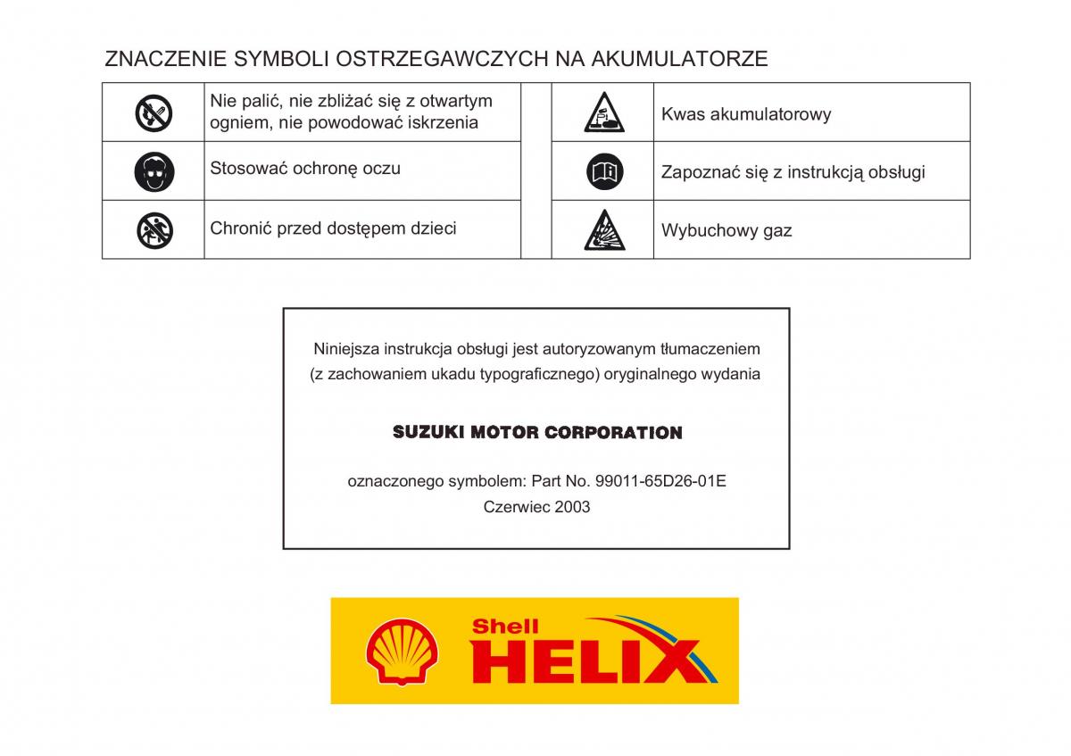 Suzuki Grand Vitara I 1 instrukcja / page 231