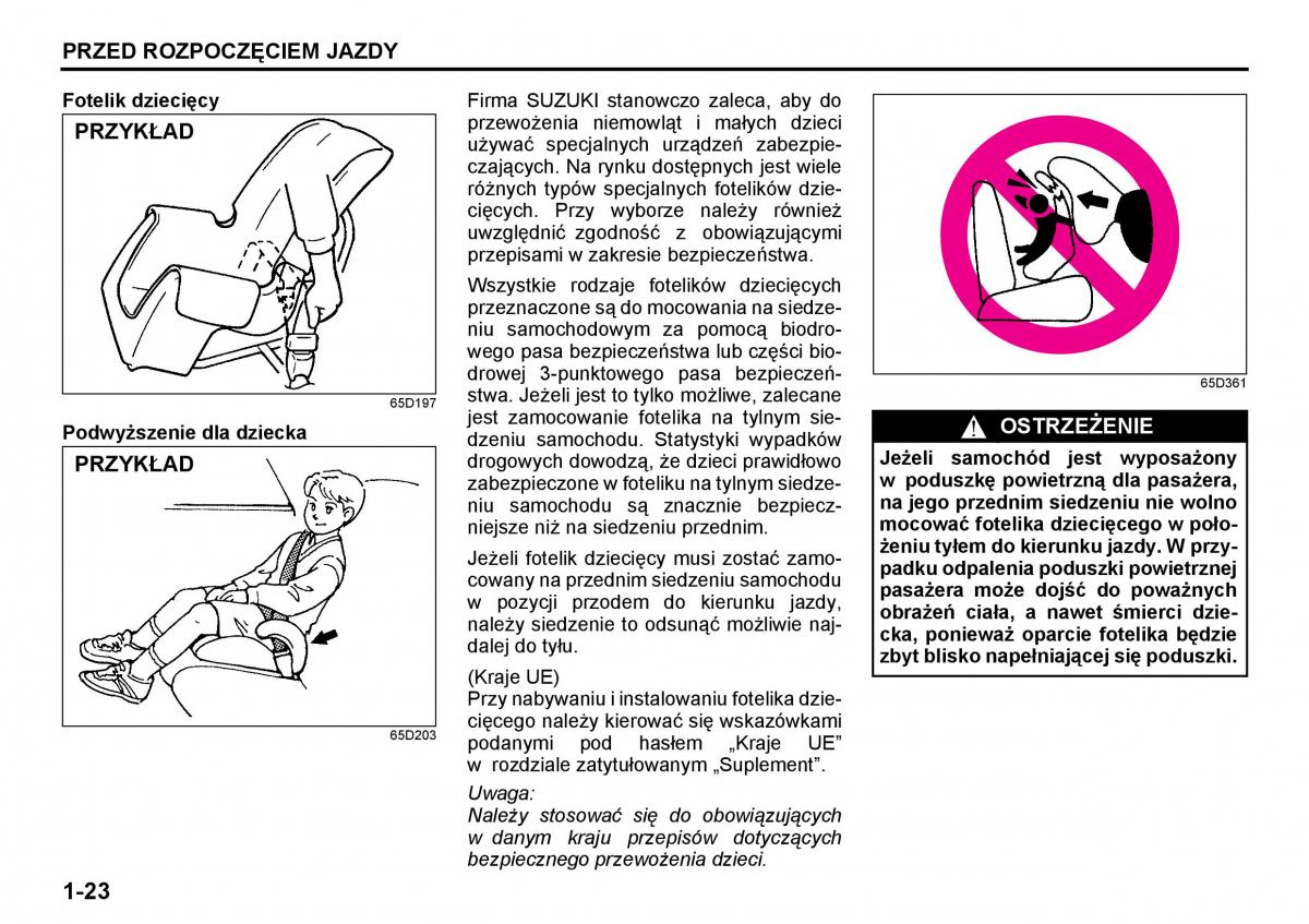 Suzuki Grand Vitara I 1 instrukcja obslugi / page 32