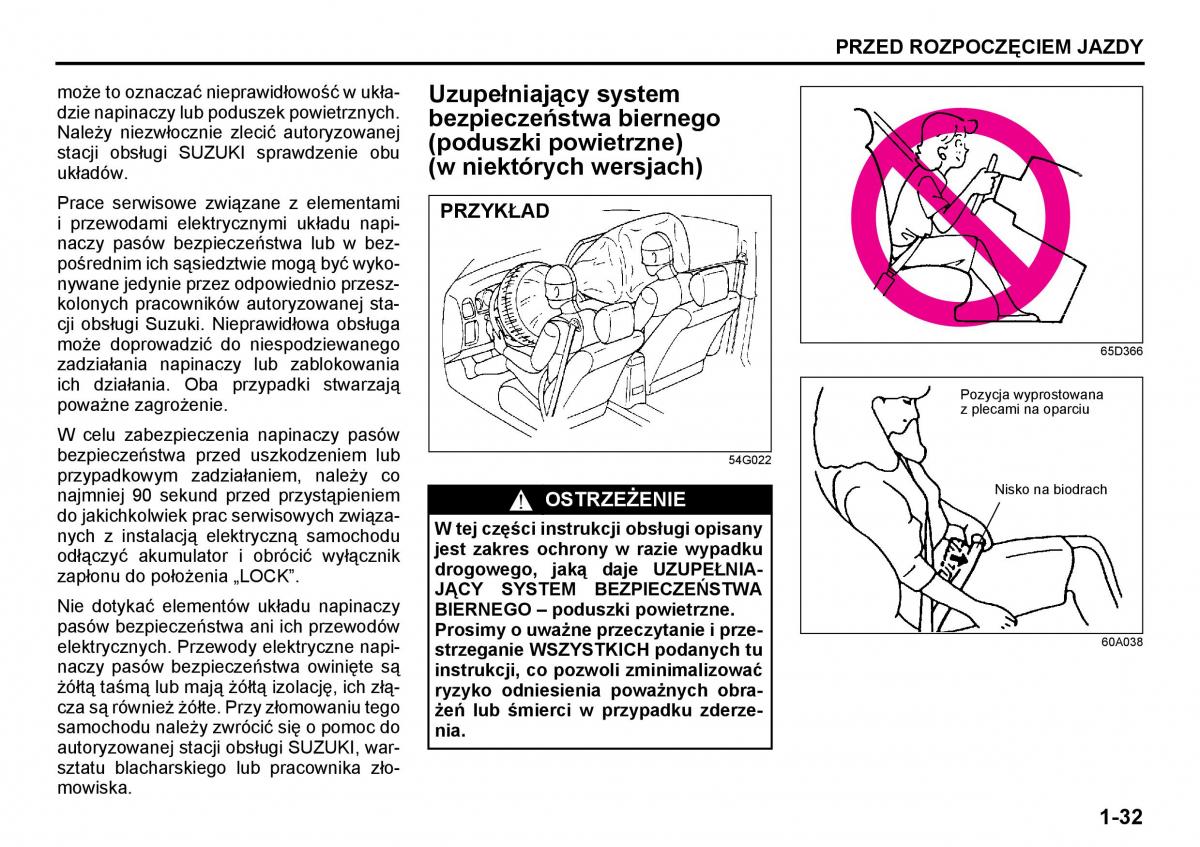 Suzuki Grand Vitara I 1 instrukcja obslugi / page 41
