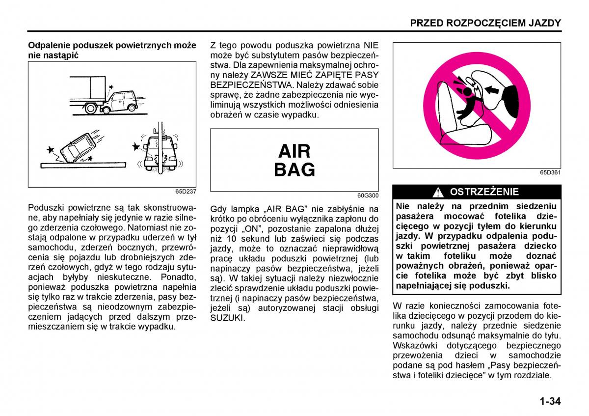 Suzuki Grand Vitara I 1 instrukcja obslugi / page 43