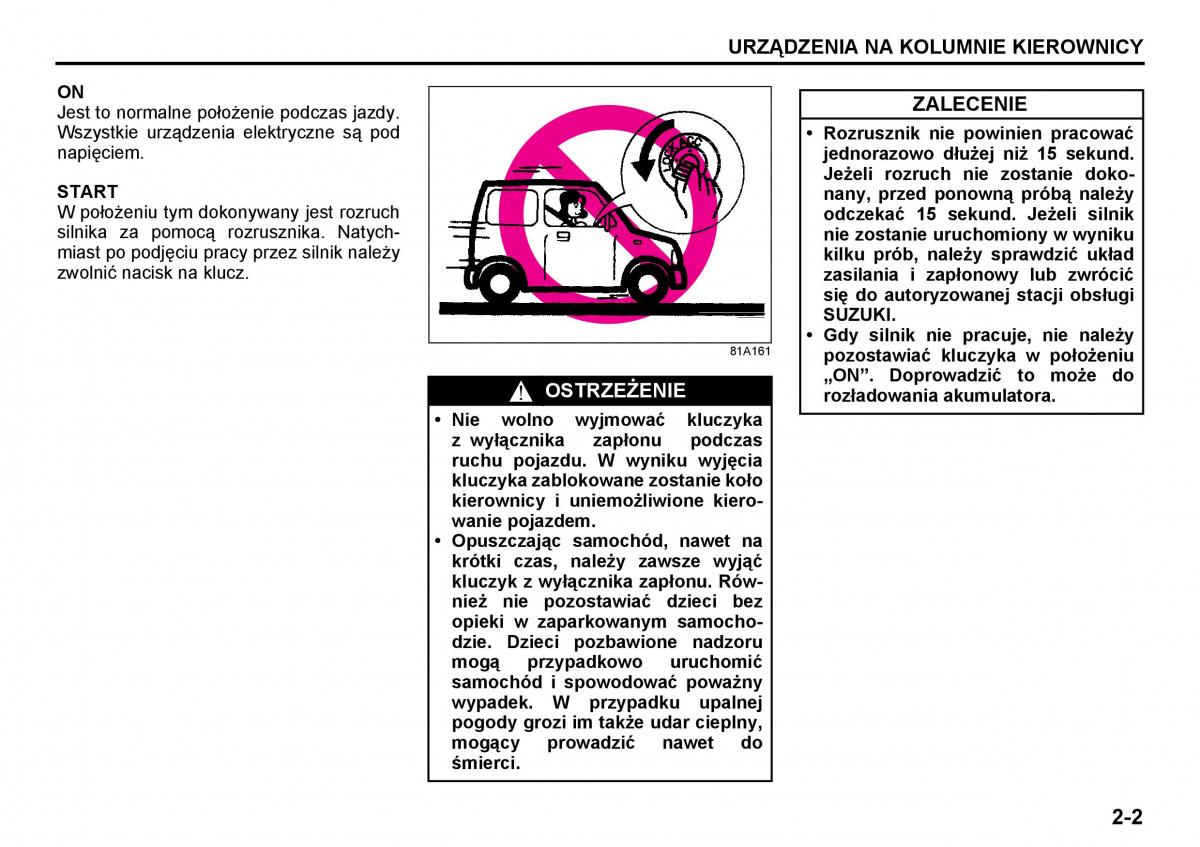Suzuki Grand Vitara I 1 instrukcja / page 49