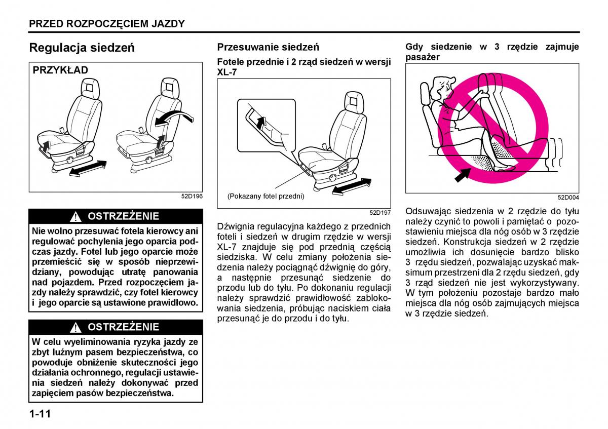 Suzuki Grand Vitara I 1 instrukcja obslugi page 20 pdf