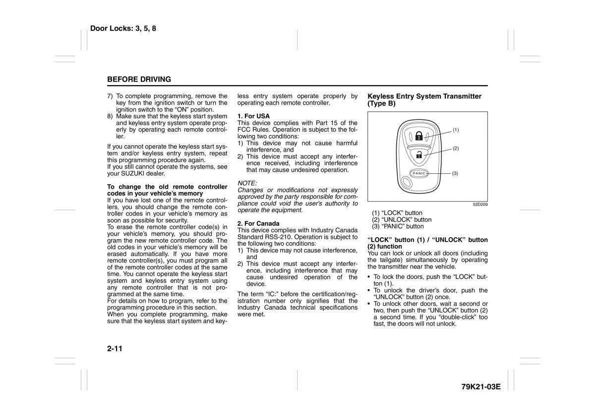 Suzuki Grand Vitara II 2 owners manual / page 28