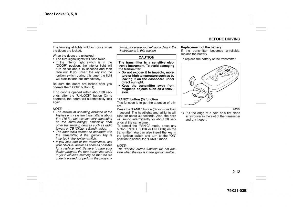 Suzuki Grand Vitara II 2 owners manual / page 29