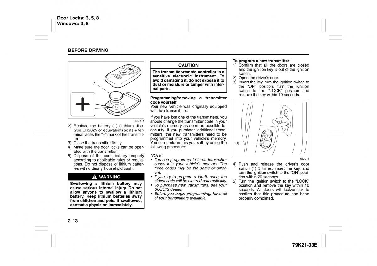 Suzuki Grand Vitara II 2 owners manual / page 30