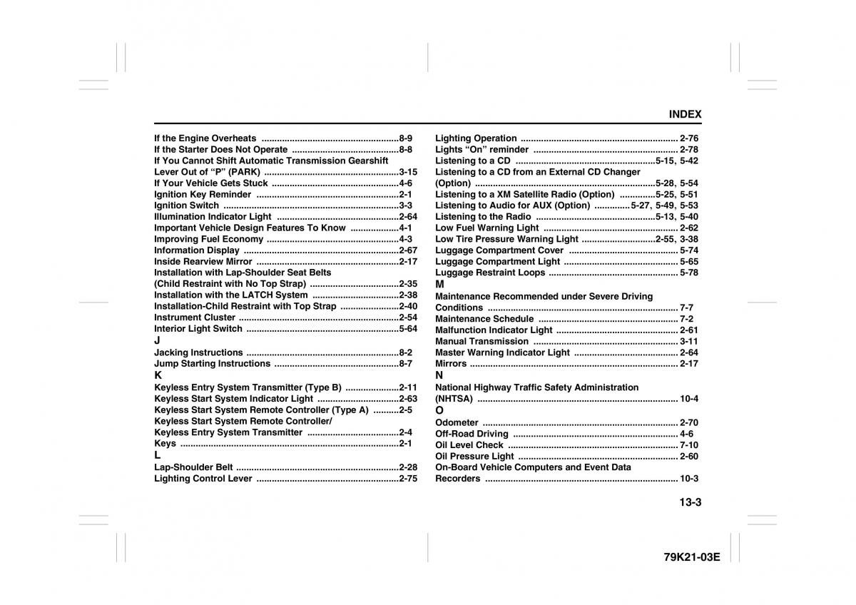 Suzuki Grand Vitara II 2 owners manual / page 333