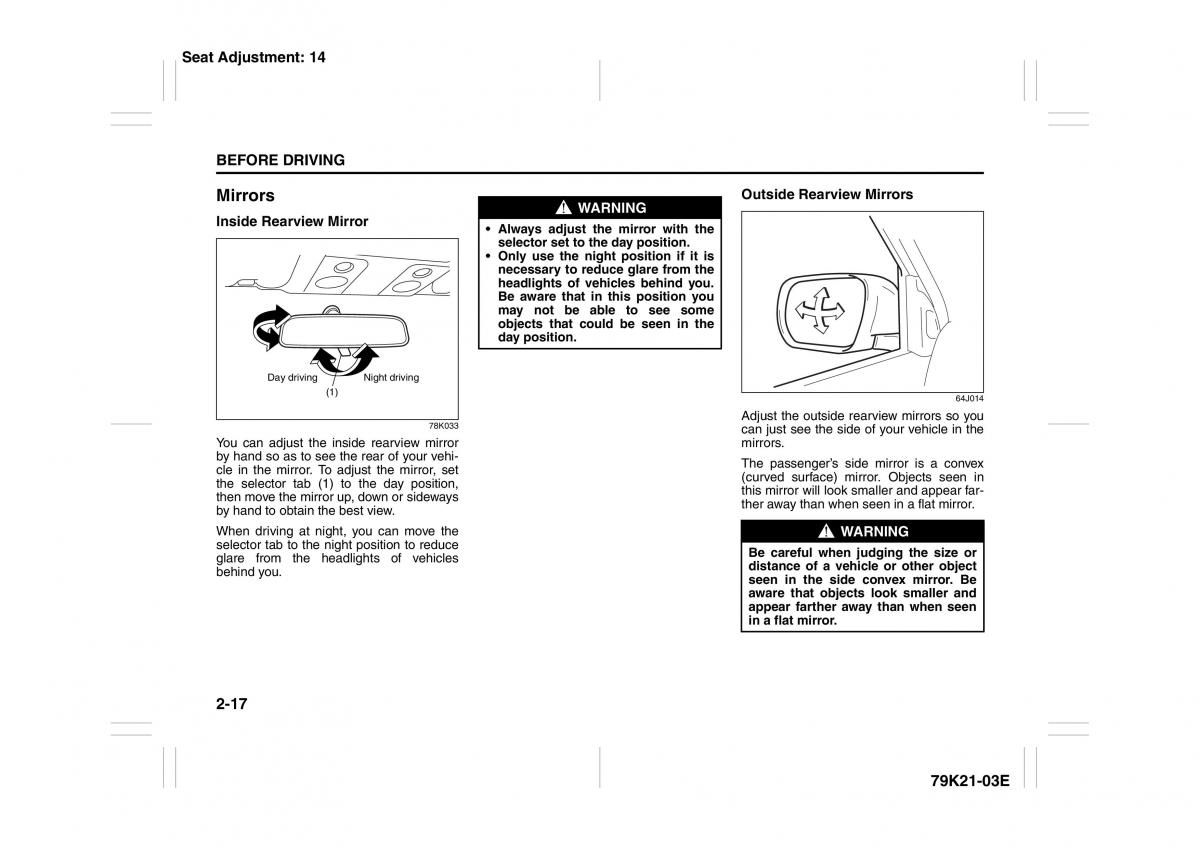 Suzuki Grand Vitara II 2 owners manual / page 34