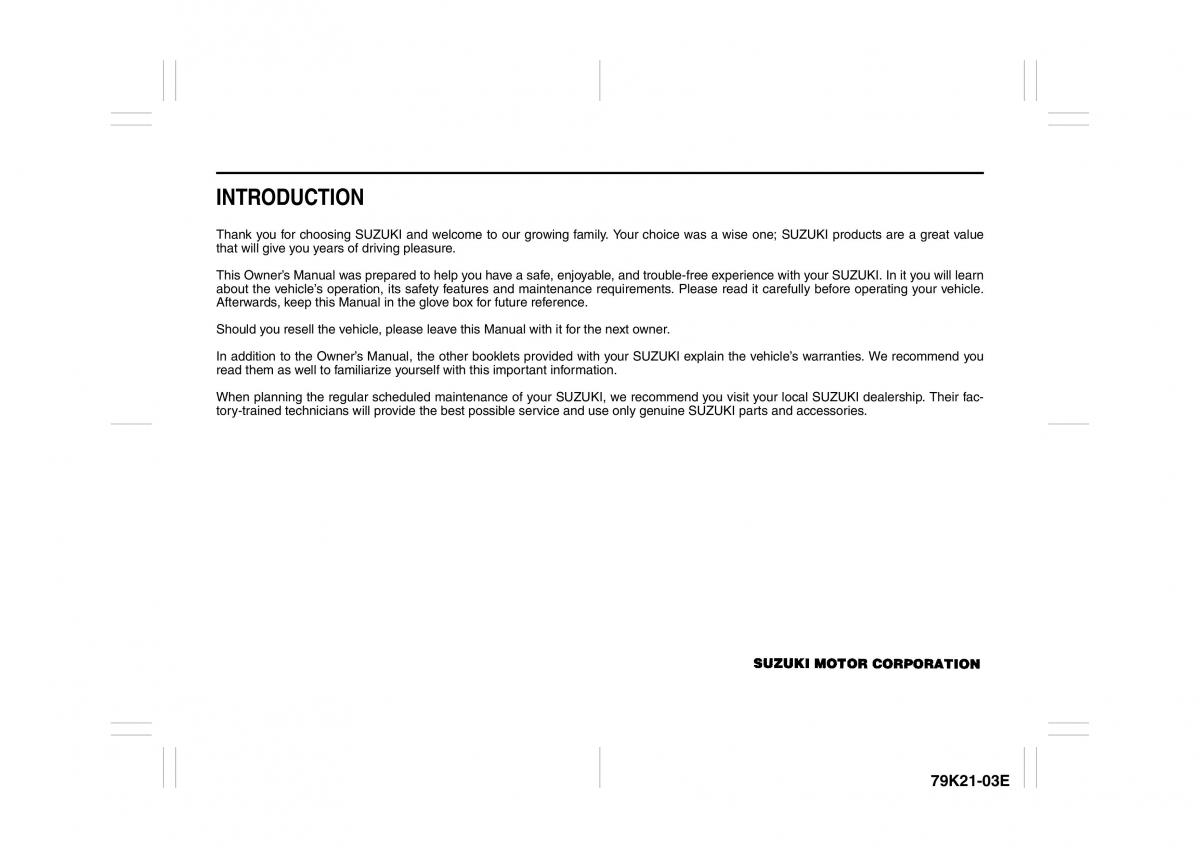 Suzuki Grand Vitara II 2 owners manual / page 7
