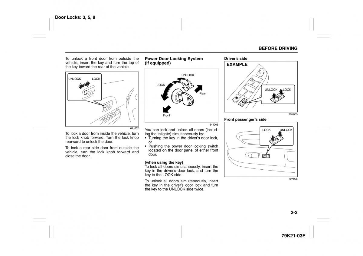 Suzuki Grand Vitara II 2 owners manual / page 19