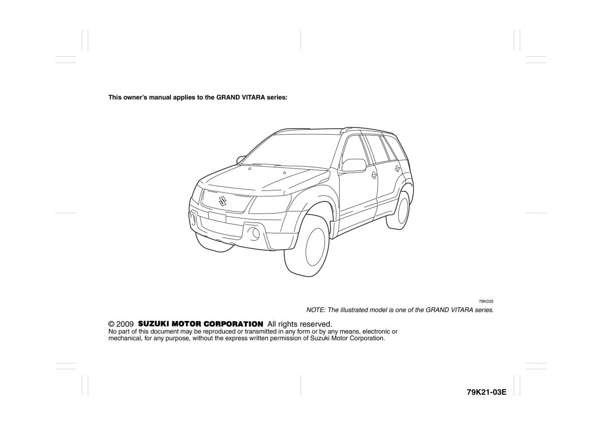 manual  Suzuki Grand Vitara II 2 owners manual / page 2