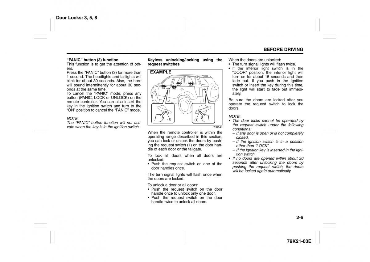Suzuki Grand Vitara II 2 owners manual / page 23
