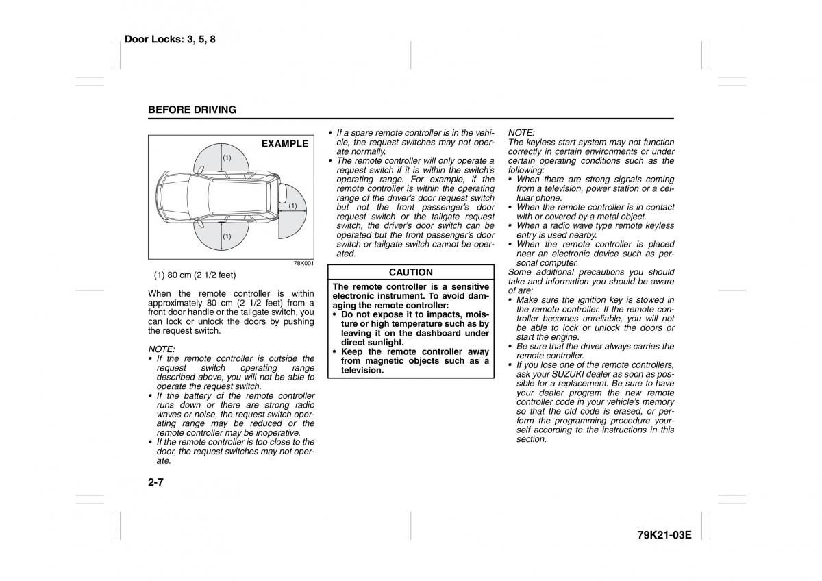 Suzuki Grand Vitara II 2 owners manual / page 24