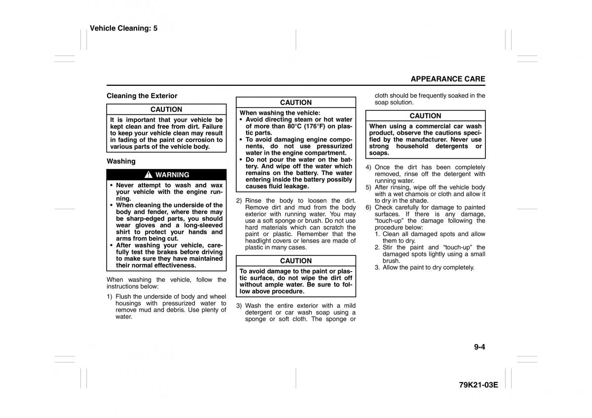Suzuki Grand Vitara II 2 owners manual / page 315