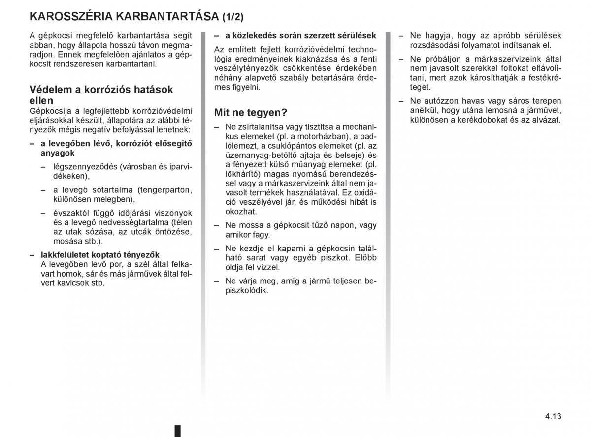 Renault Clio III 3 Kezelesi utmutato / page 189
