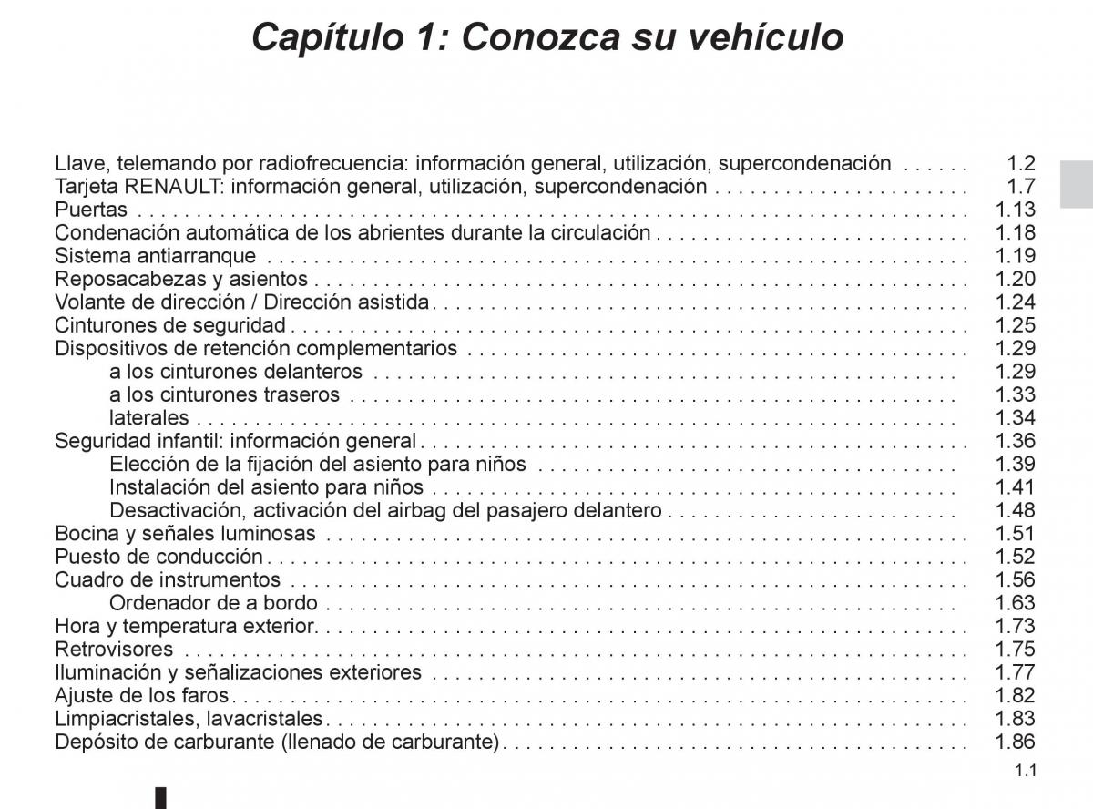 Renault Clio III 3 manual del propietario / page 7