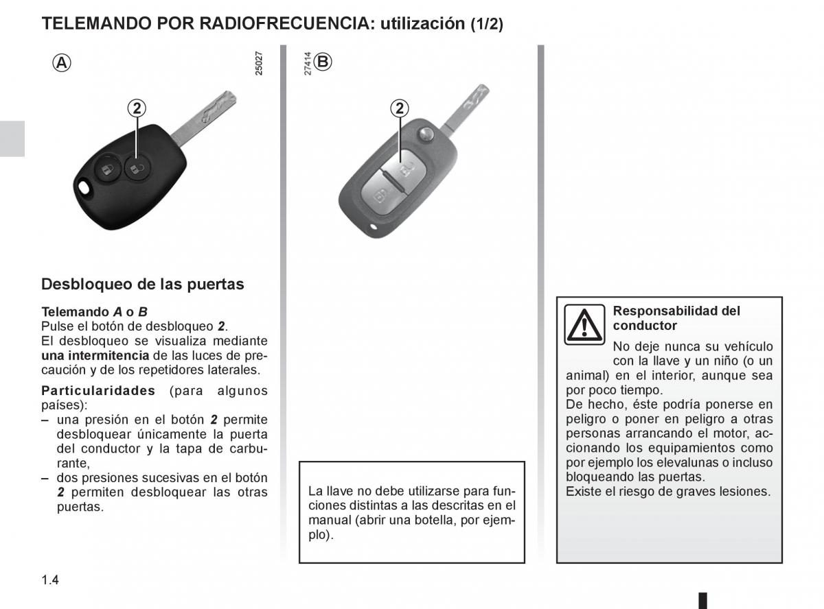 Renault Clio III 3 manual del propietario / page 10