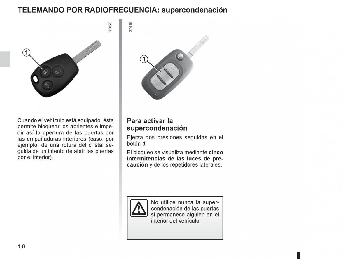 Renault Clio III 3 manual del propietario / page 12