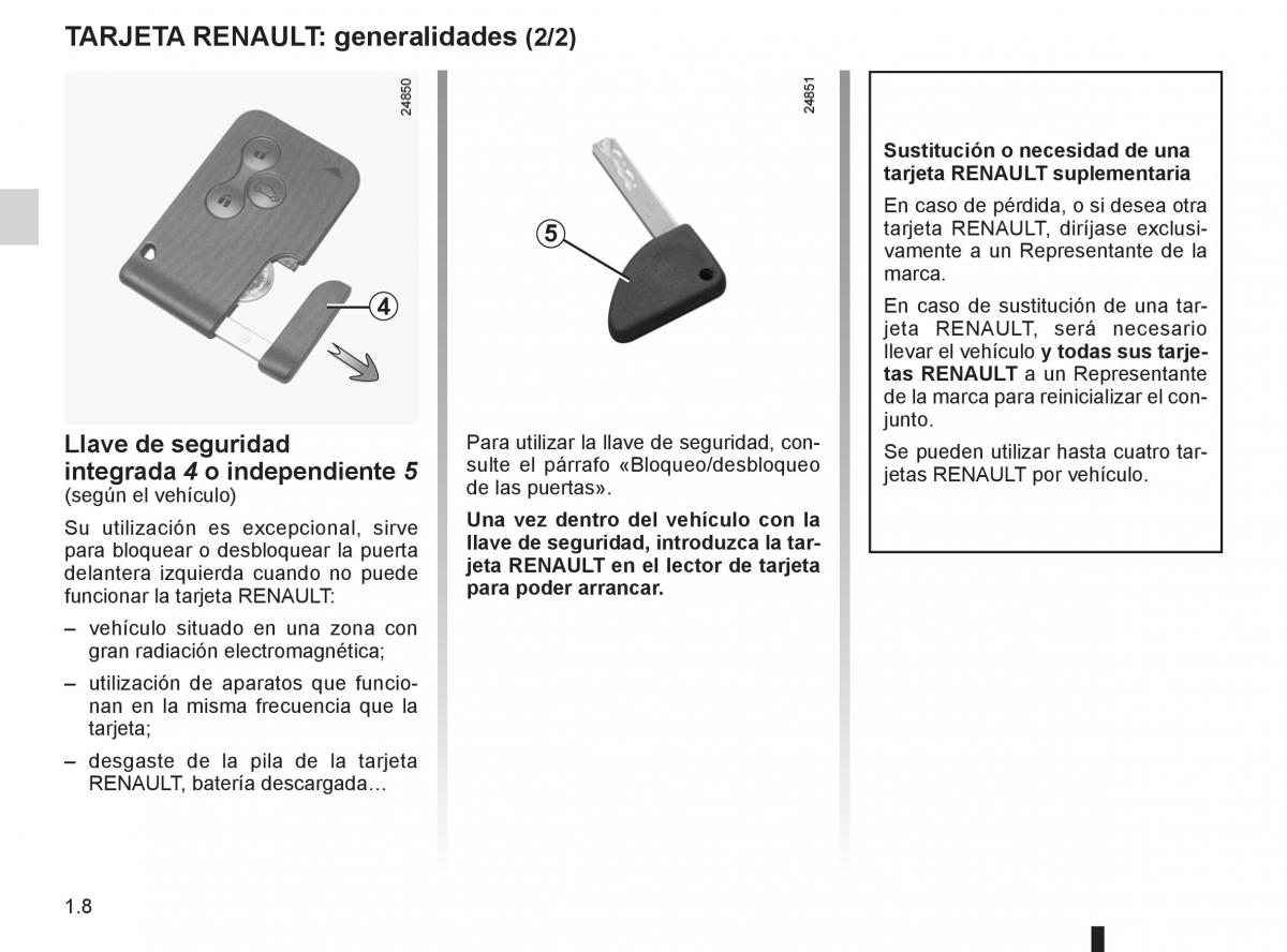 Renault Clio III 3 manual del propietario / page 14
