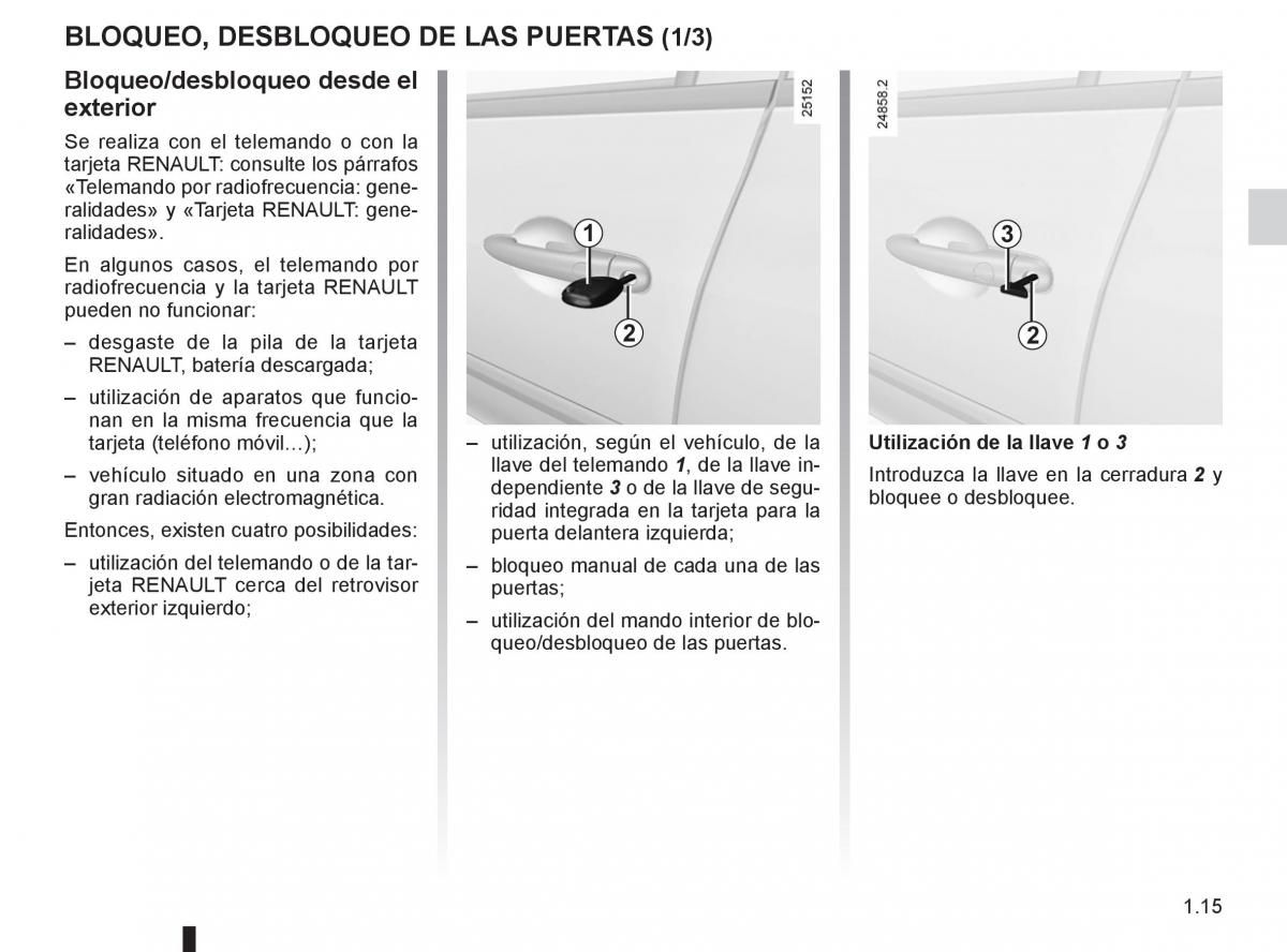 Renault Clio III 3 manual del propietario / page 21