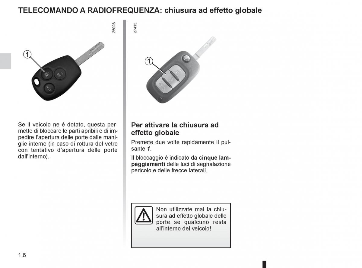 Renault Clio III 3 manuale del proprietario / page 12