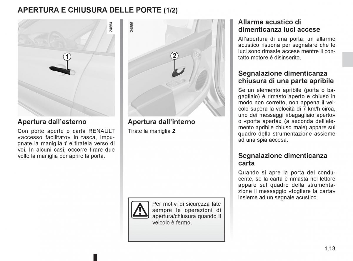 Renault Clio III 3 manuale del proprietario / page 19