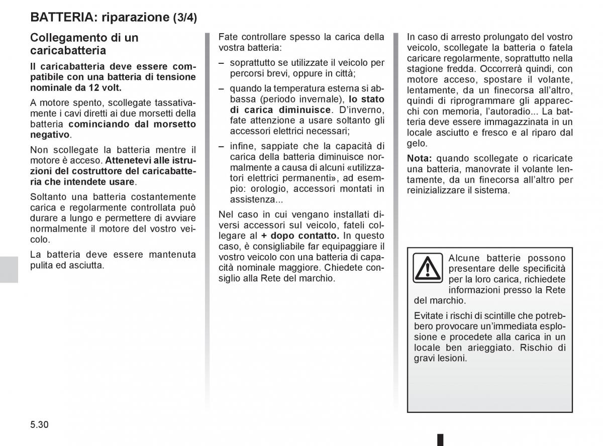 Renault Clio III 3 manuale del proprietario / page 218