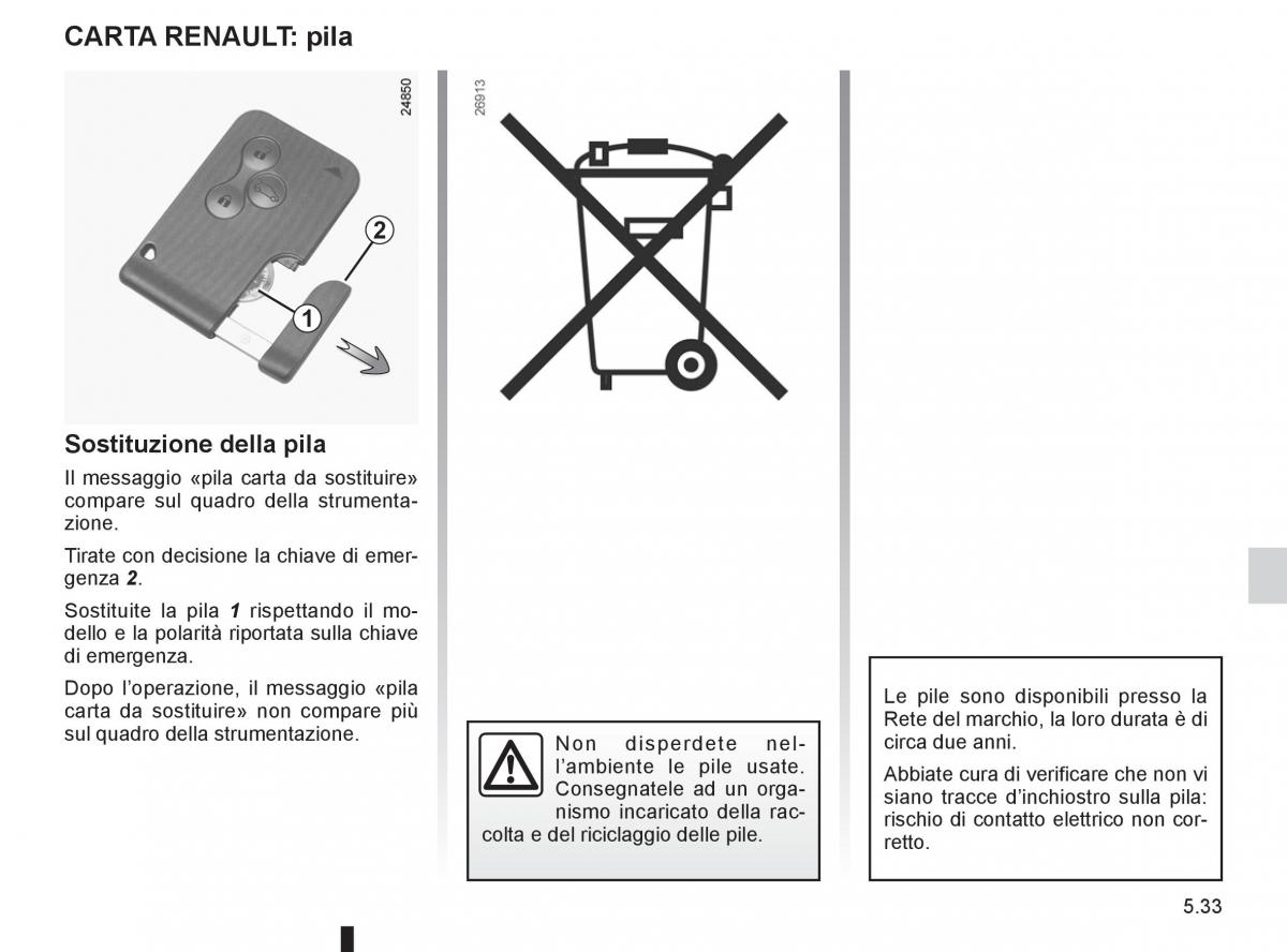 Renault Clio III 3 manuale del proprietario / page 221