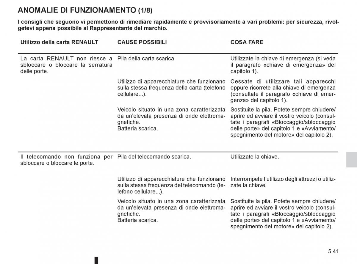 Renault Clio III 3 manuale del proprietario / page 229