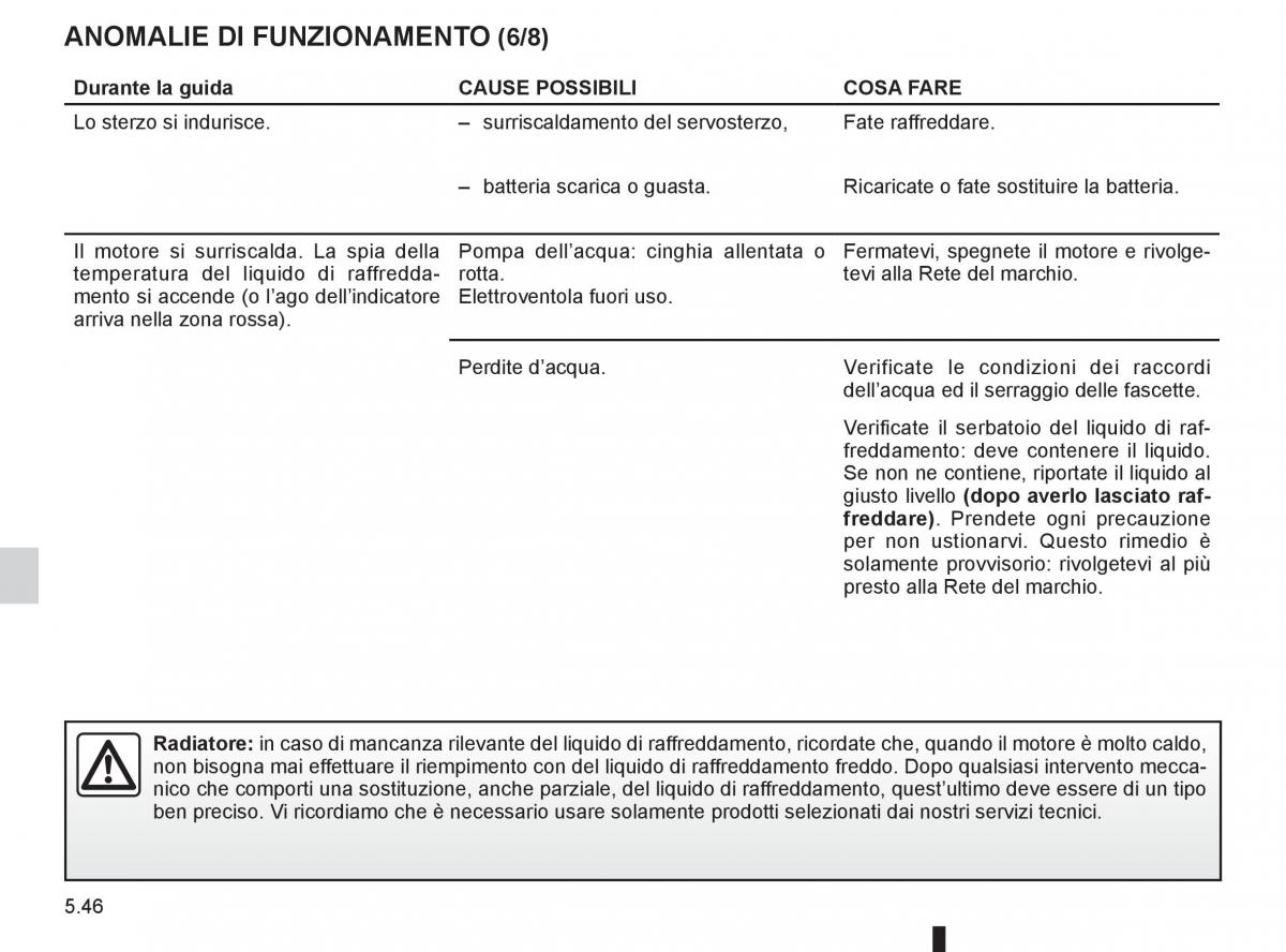 Renault Clio III 3 manuale del proprietario / page 234