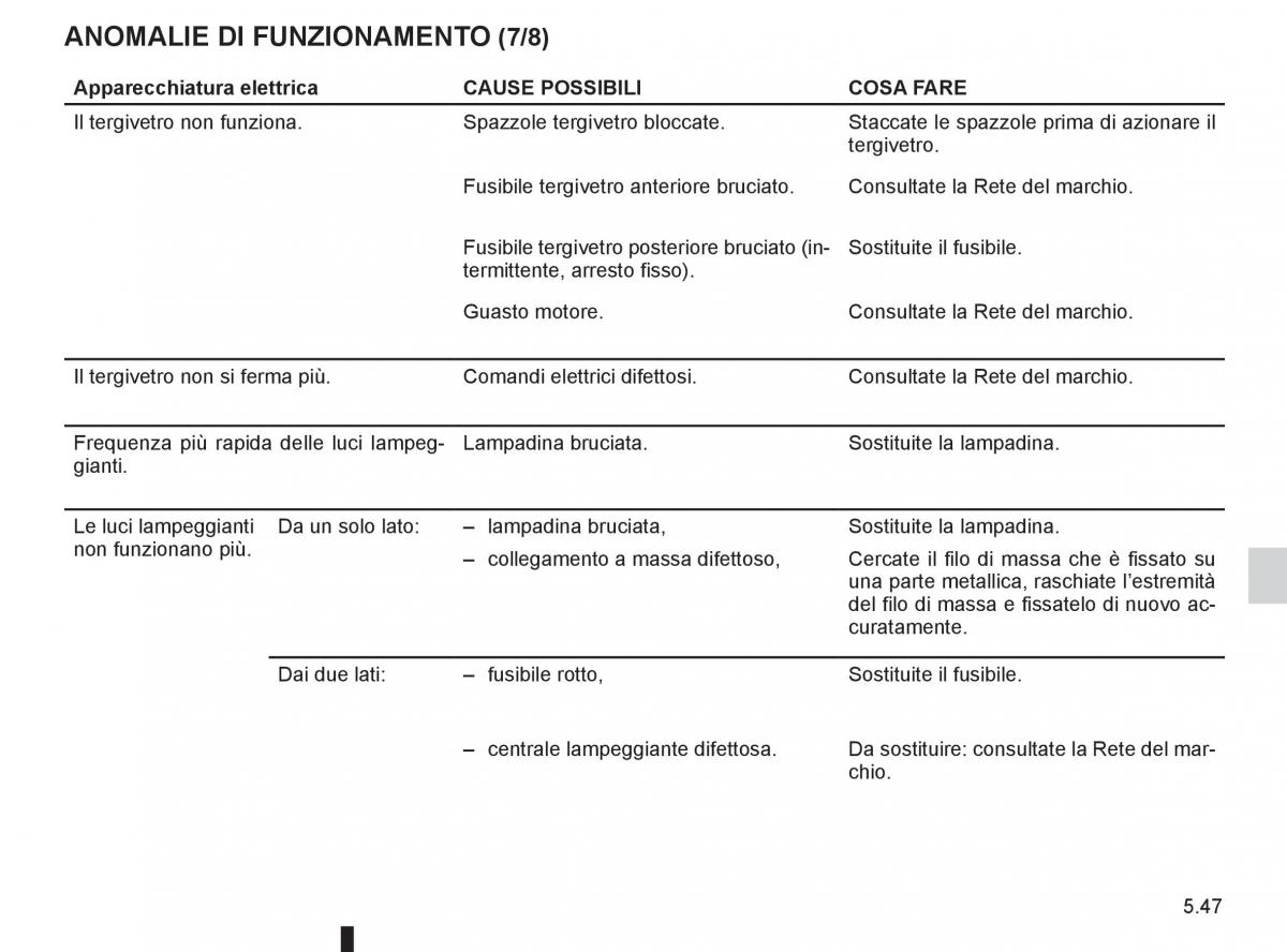 Renault Clio III 3 manuale del proprietario / page 235