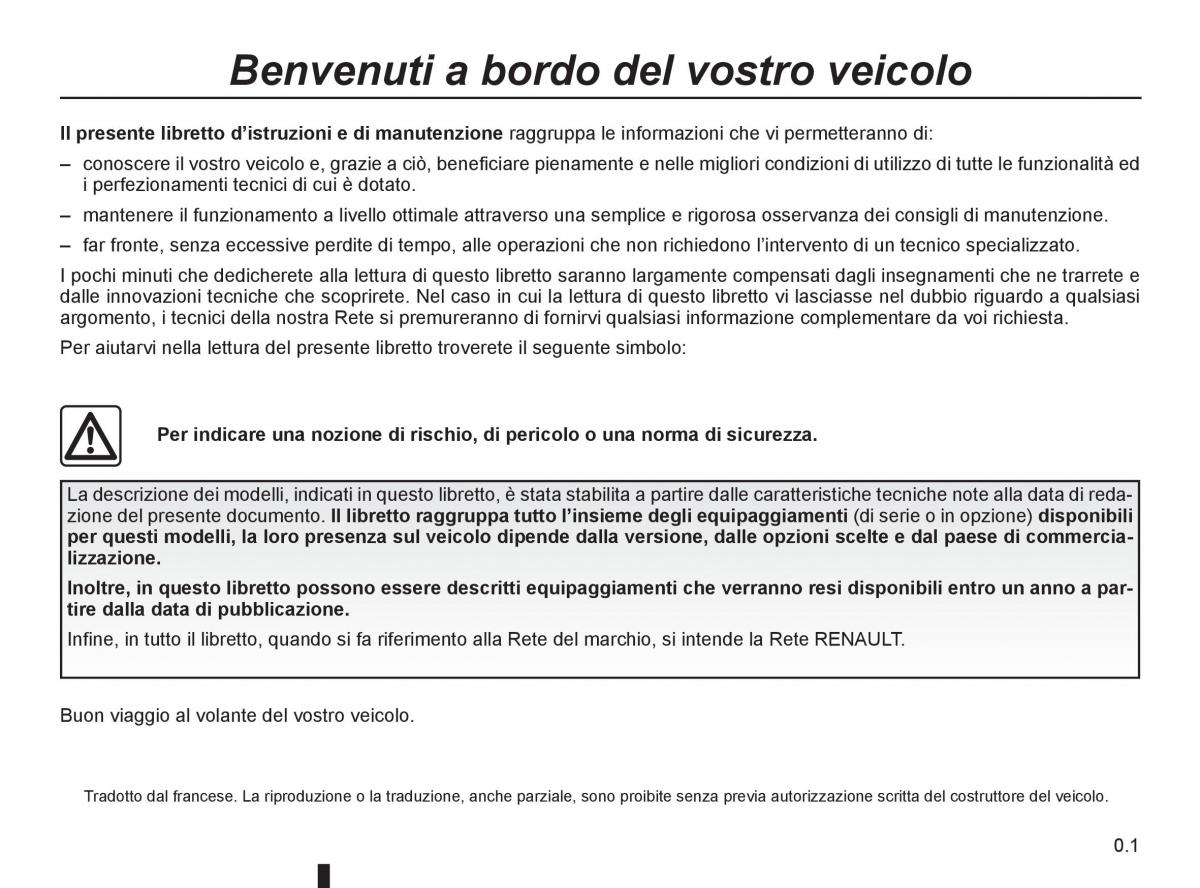 Renault Clio III 3 manuale del proprietario / page 3