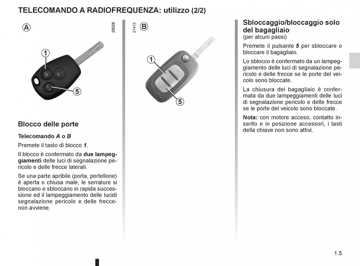 Renault Clio III 3 manuale del proprietario / page 11