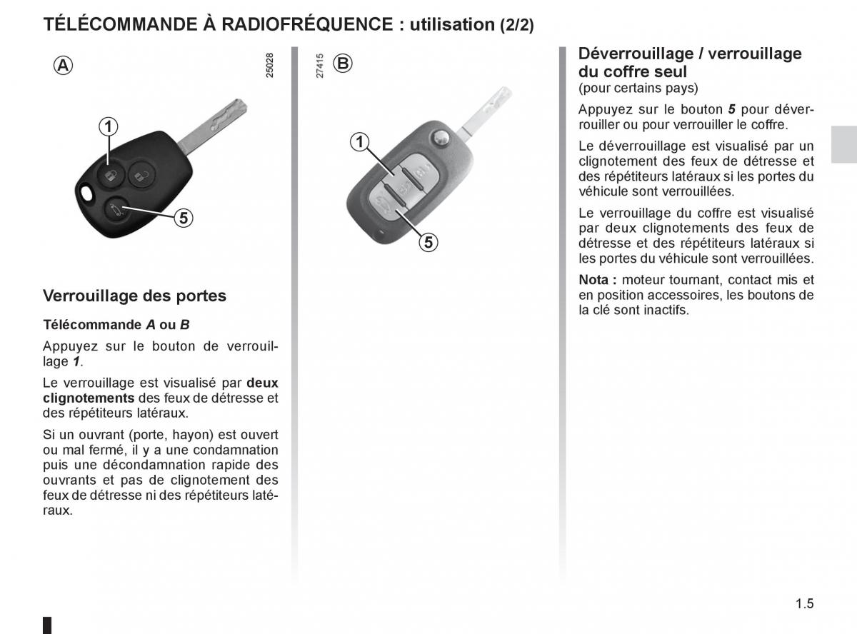 Renault Clio III 3 manuel du proprietaire / page 11